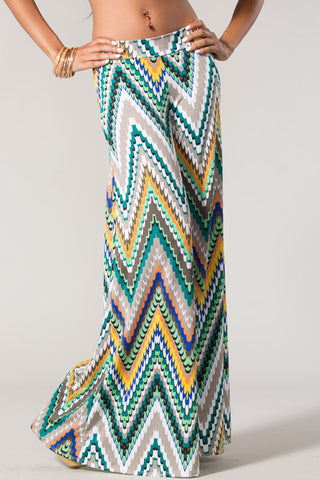 Chic Printed Bottoms-Green