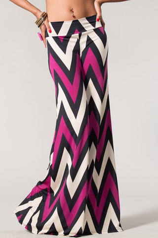 High Peaks Zigzag Bottoms-Magenta