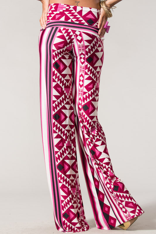 Escape Printed Bottoms-Magenta