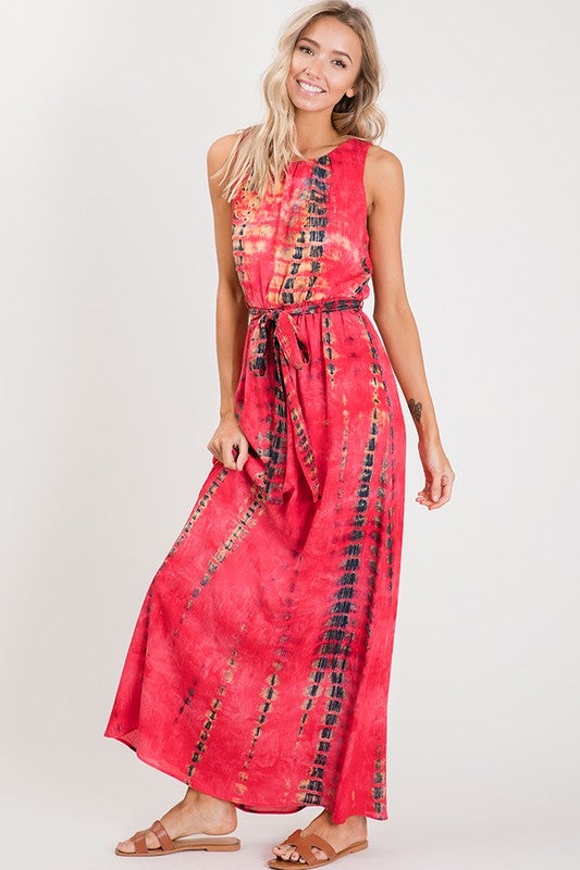 Summer Mode Tie Dye Dress