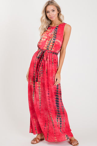 Summer Mode Tie Dye Dress