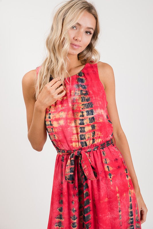 Summer Mode Tie Dye Dress
