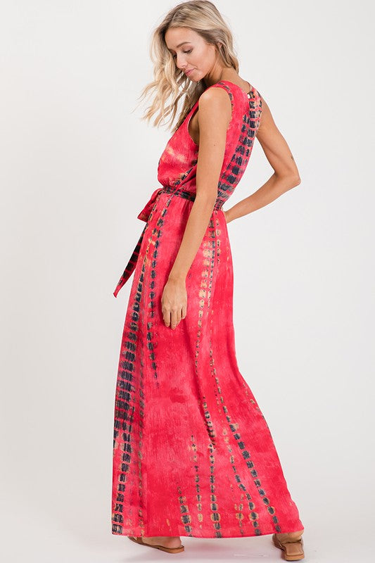 Summer Mode Tie Dye Dress