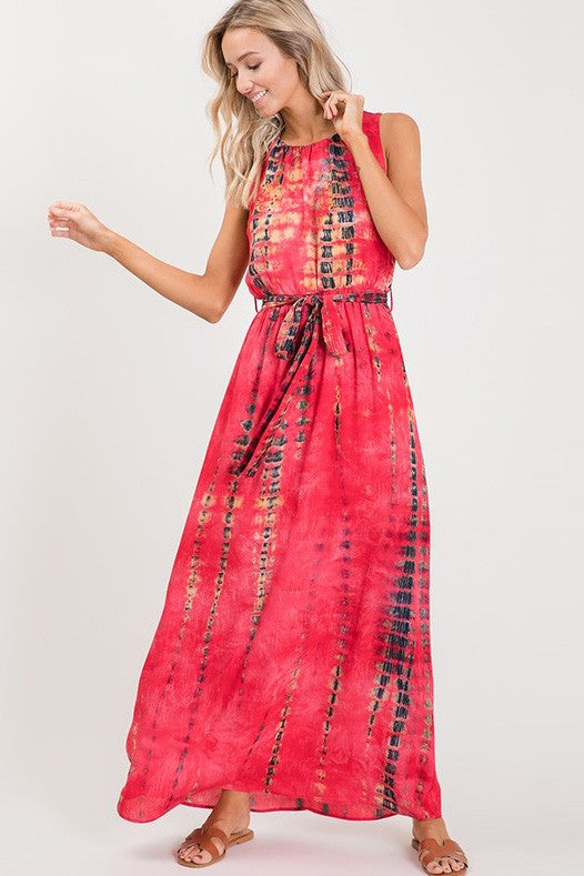 Summer Mode Tie Dye Dress