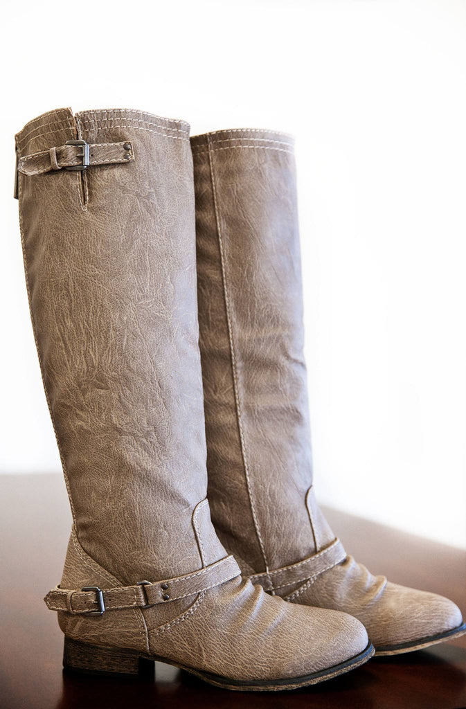 These Boots Are Made For Walking-Taupe