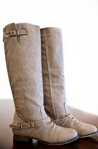 These Boots Are Made For Walking-Taupe