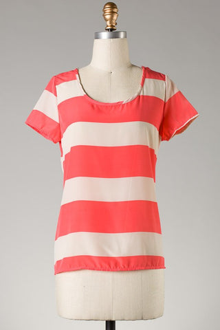 Anything Goes Top (Coral)