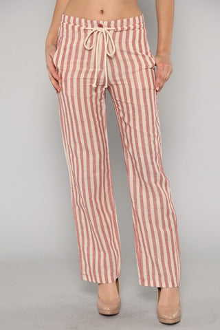 Lets Get This Straight Striped Pants