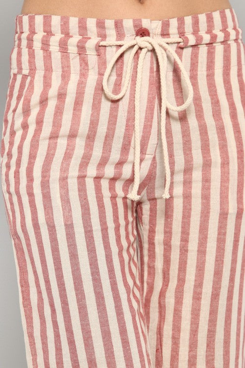 Lets Get This Straight Striped Pants