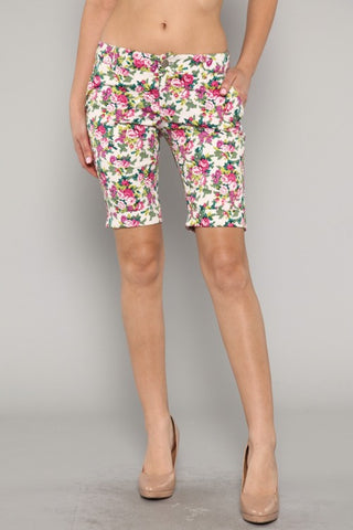 Floral Print Shorts