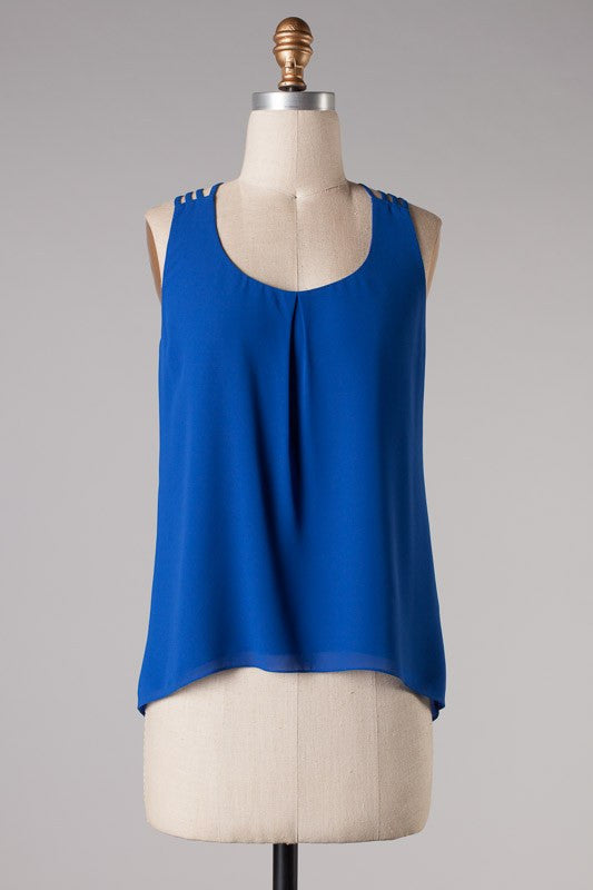 Braided Back Detail Tops