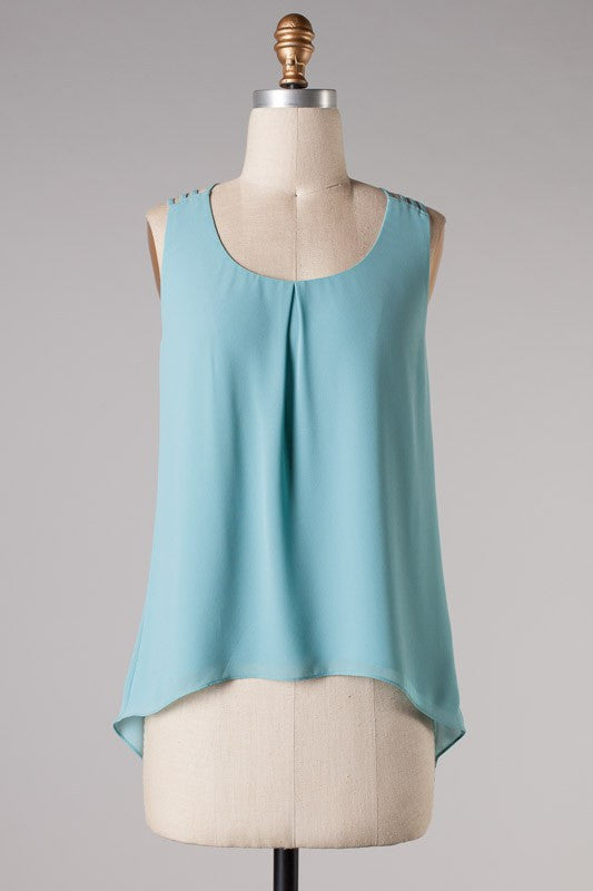 Braided Back Detail Tops