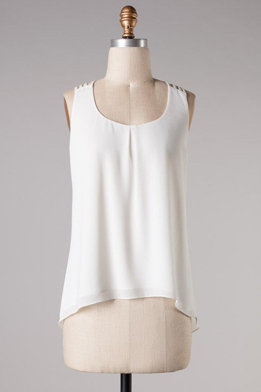 Braided Back Detail Tops