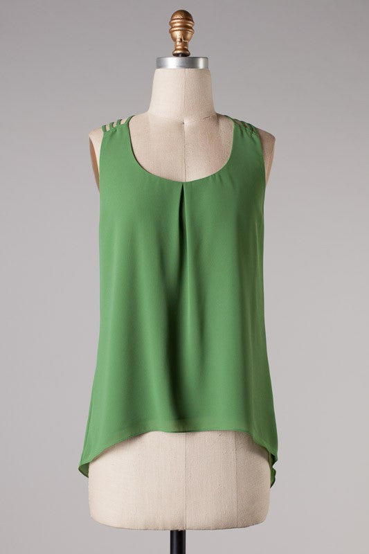 Braided Back Detail Tops