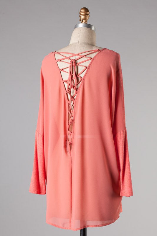 Her Go-To Top-Coral