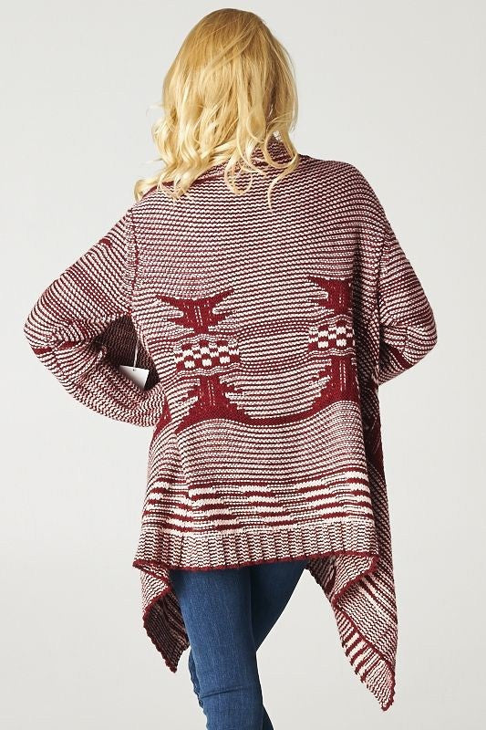 Peace On Earth-Burgundy