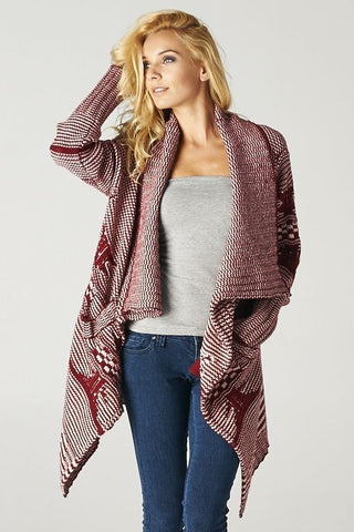 Peace On Earth-Burgundy