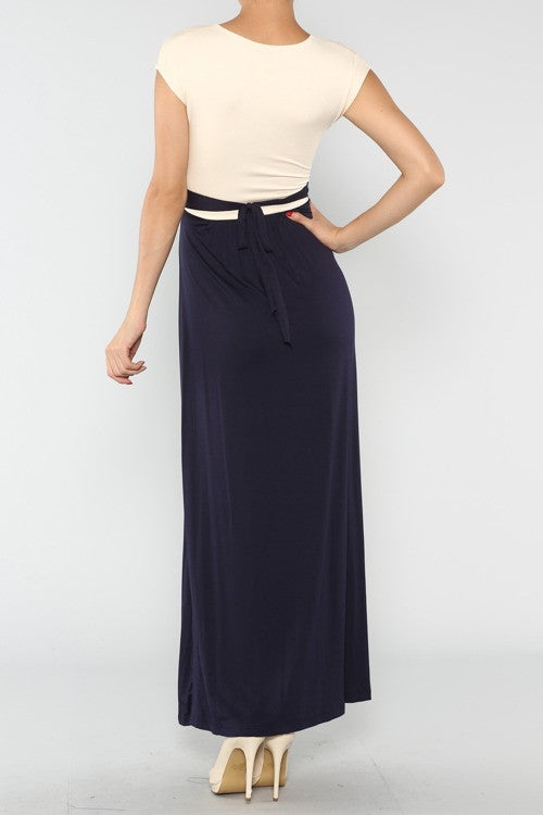 Hidden Treasure Maxi Dress-Rust