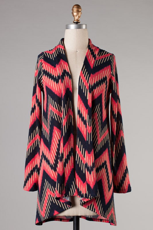 Non-Stop Chevron Cardigan