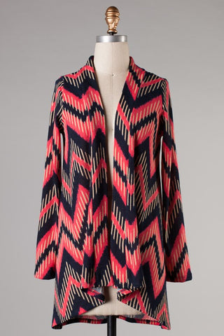 Non-Stop Chevron Cardigan