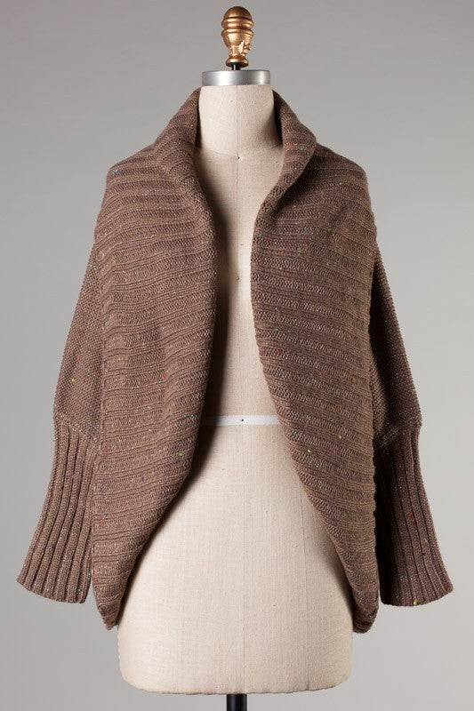 Put It In Neutral Cardigan-Mocha