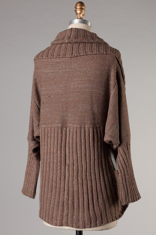 Put It In Neutral Cardigan-Mocha