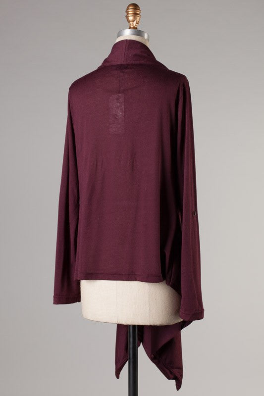 Lovely All Day Cardigan-Blue