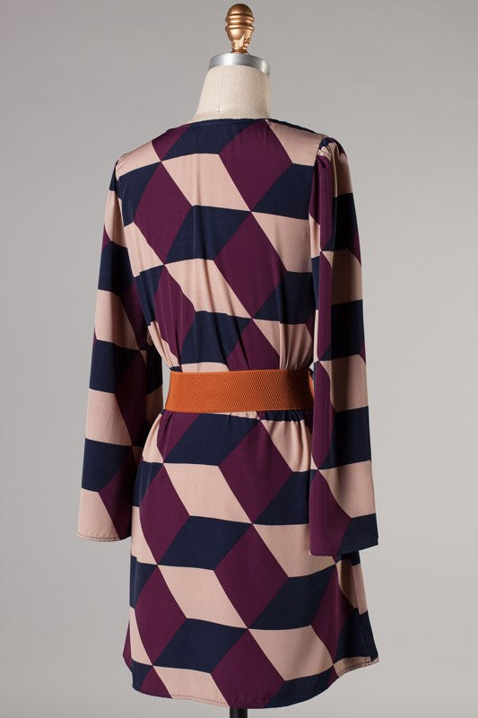 Stylish Steps Belted Dress