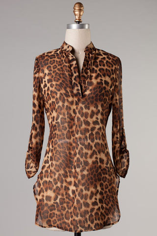 Wild Things Leopard Print Top