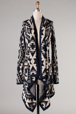 Stonebridge Printed Cardigan