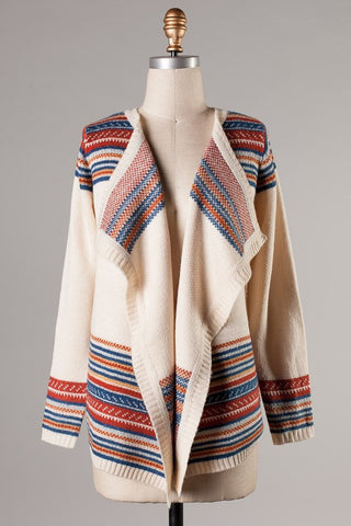 Hometown Girl Cardigan-Ivory