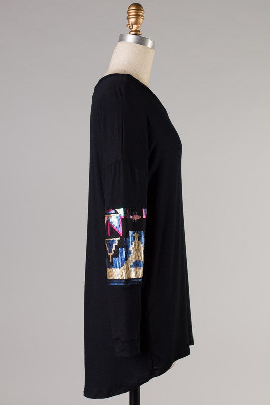 Little Details Top- Black