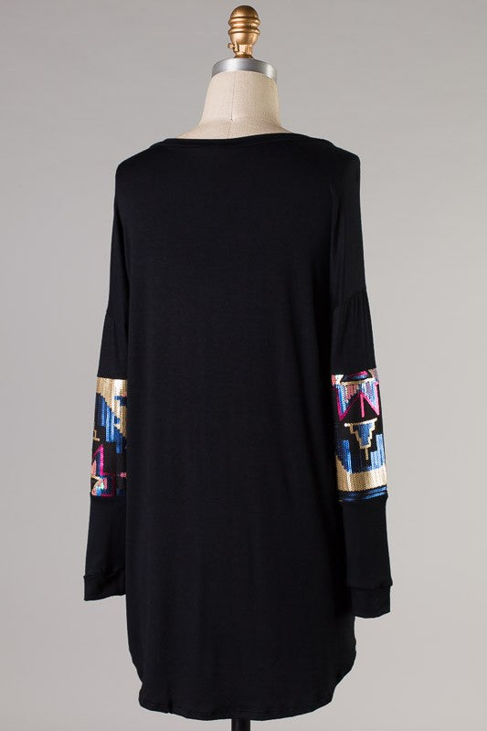 Little Details Top- Black