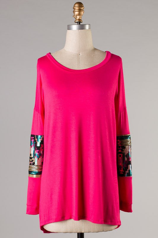 Little Details Top- Peach