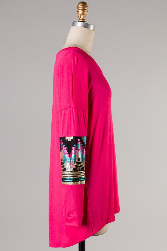 Little Details Top- Peach