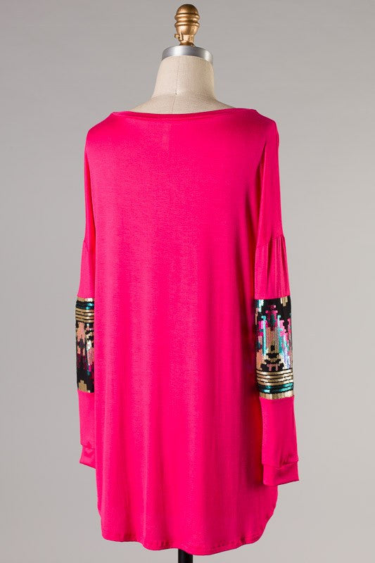 Little Details Top- Peach