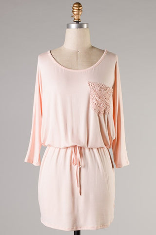 A Charming Tale Dress- Blush