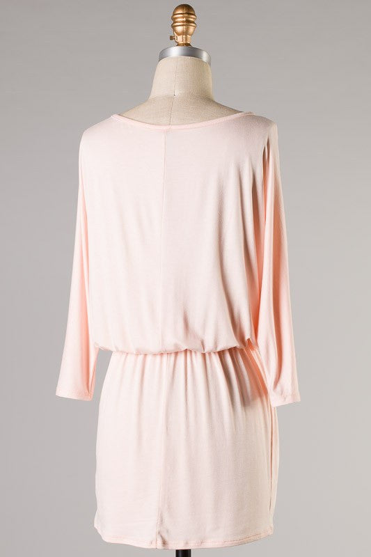 A Charming Tale Dress- Blush