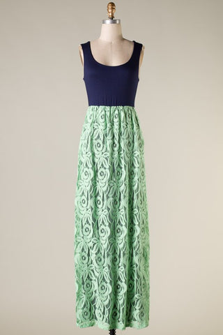 In A Dream Lace Maxi Dress