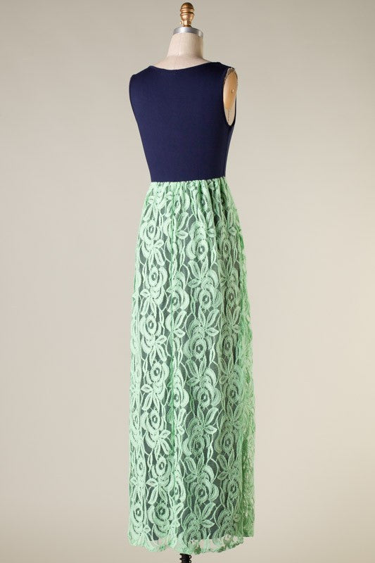 In A Dream Lace Maxi Dress