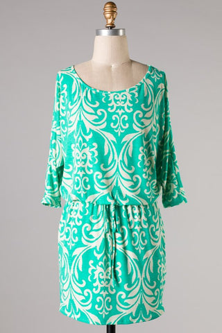 Enjoying The Weather Printed Dress