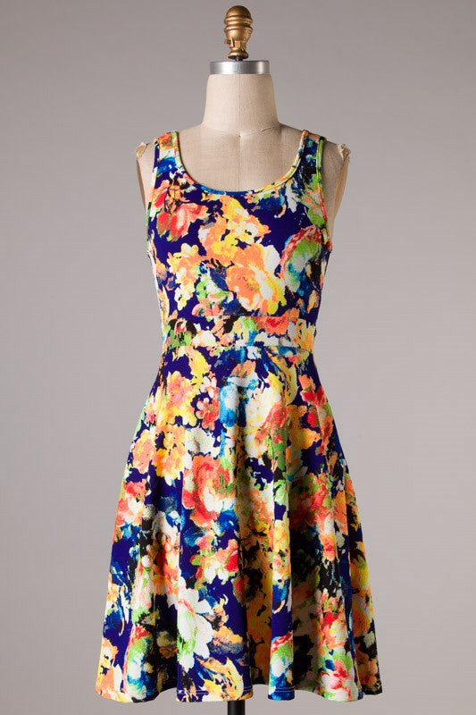 Bountiful Blooms Floral Dress