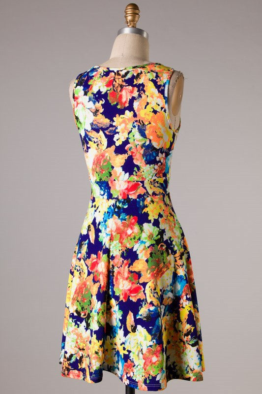 Bountiful Blooms Floral Dress