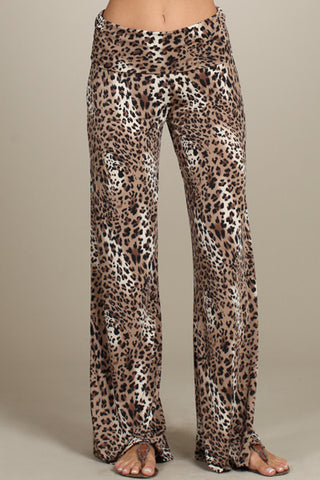 Take A Chance Animal Print Bottoms