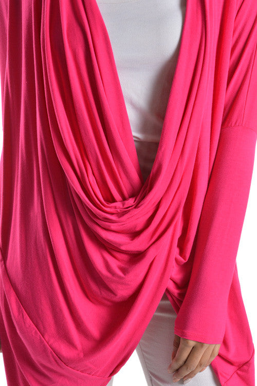Tunic Love Top-Hot Fuchsia