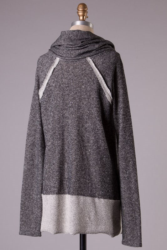 Mount Rainier Sweater Top-Mocha