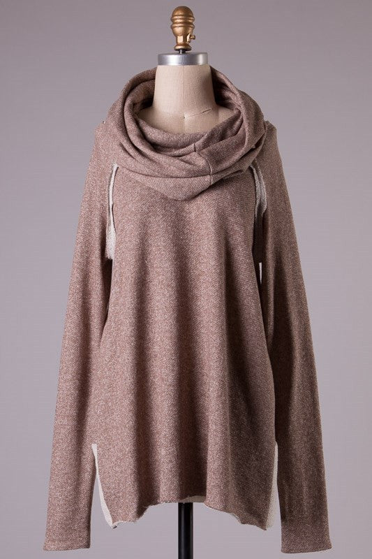 Mount Rainier Sweater Top-Mocha