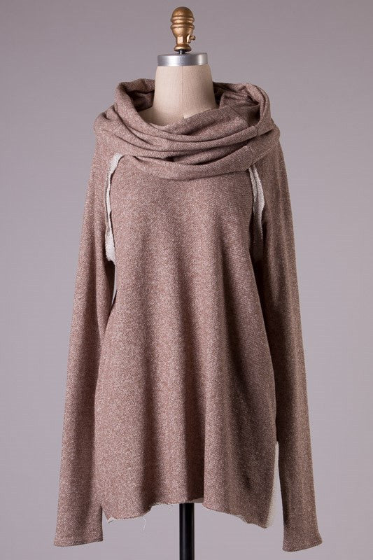 Mount Rainier Sweater Top-Mocha