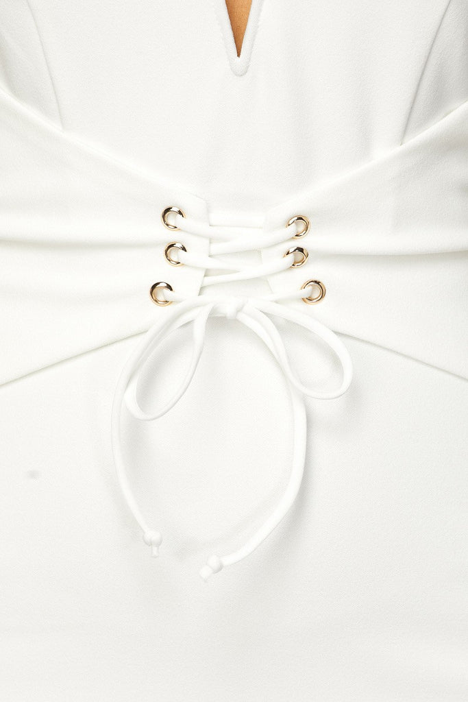 Perfect Evening Dress-White