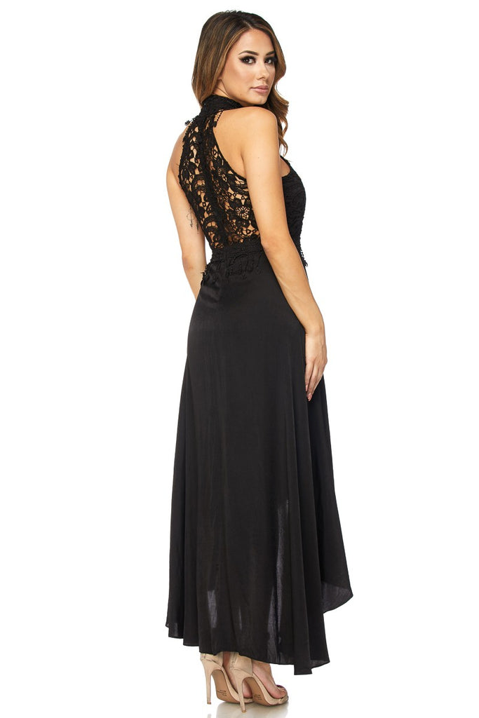 Iconic Moment Crochet Top Dress-Red